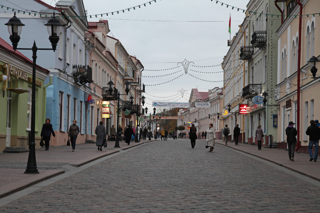 Hauptstraße in Grodno