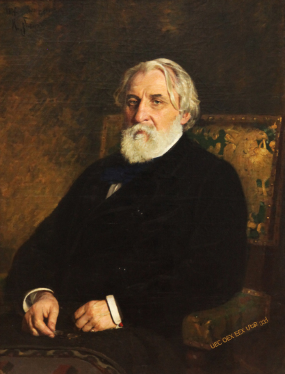 Turgenev portrait by Repin